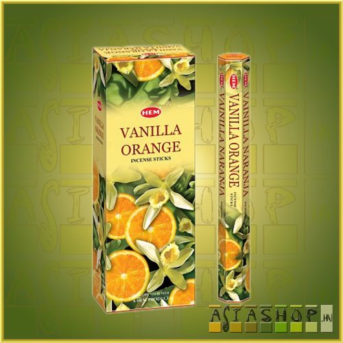 HEM Vanilla Orange/HEM Vanília Narancs illatú indiai füstölő