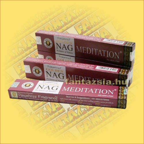 Meditáció /Golden Nag Meditation/ Vijayshree masala füstölő