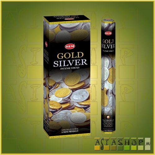 HEM Gold and Silver/HEM Arany és Ezüst indiai füstölő