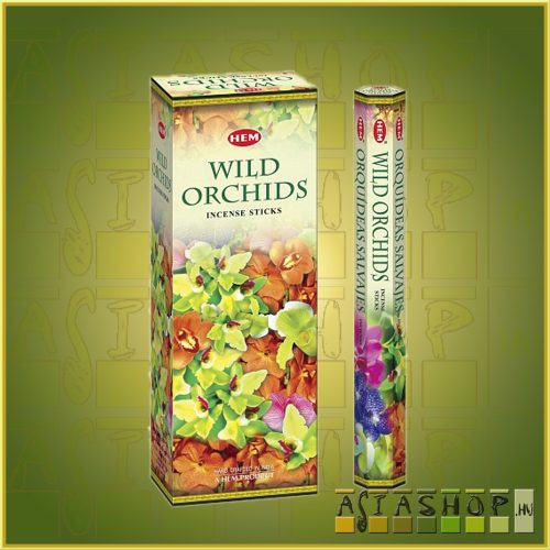HEM Wild Orchid/HEM Vad Orchidea illatú indiai füstölő