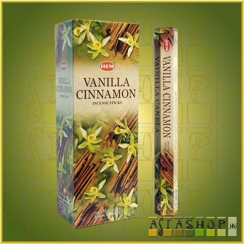 HEM Vanilla Cinnamon/HEM Vanília Fahéj illatú indiai füstölő
