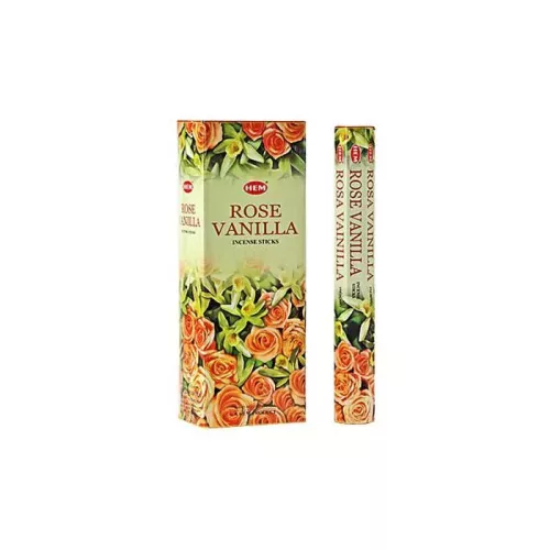HEM Vanilla Rose/HEM Vanília  Rózsa indiai füstölő