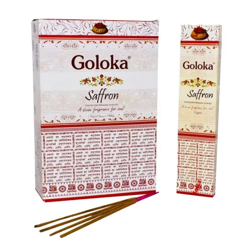 Sáfrány masala füstölő / Goloka Saffron 