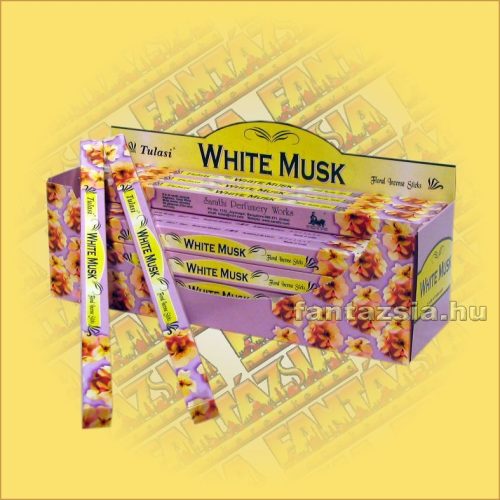 Fehér Pézsma Indiai Füstölő / Tulasi White Musk