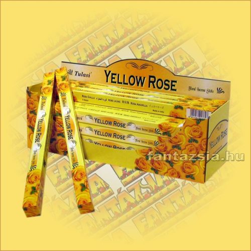 Sárga Rózsa Indiai Füstölő / Tulasi Yellow Rose
