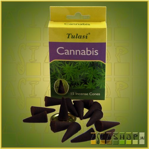 Kúpfüstölő Vadkender / Tulasi Cannabis Füstölő Kúp