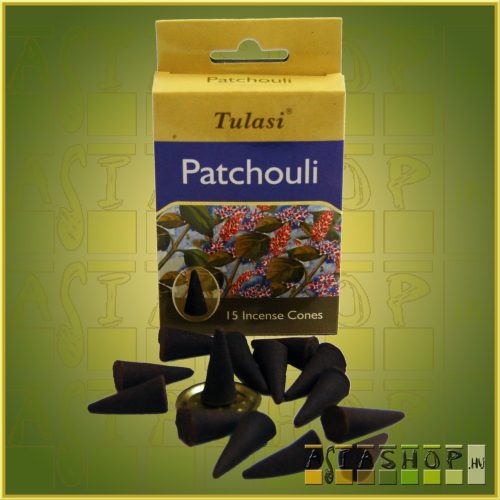 Kúpfüstölő Pacsuli / Tulasi Patchouli Füstölő Kúp
