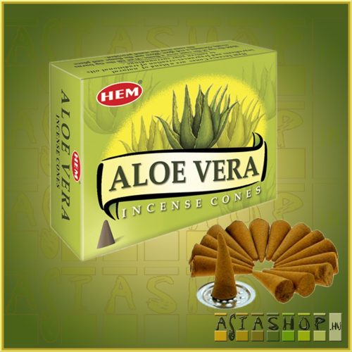 Kúpfüstölő Aloe Vera / HEM Aloe Vera Füstölő Kúp