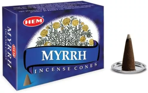 Kúpfüstölő Mirha / HEM Myrrh Füstölő Kúp