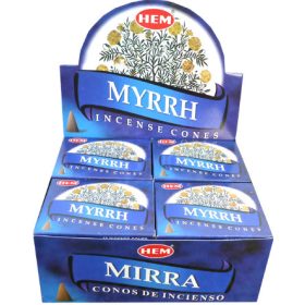 Kúpfüstölő Mirha / HEM Myrrh Füstölő Kúp