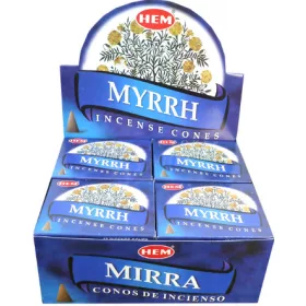 Kúpfüstölő Mirha / HEM Myrrh Füstölő Kúp