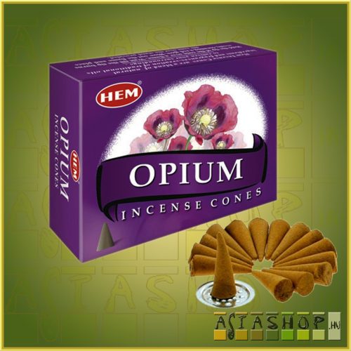 Kúpfüstölő Ópium / HEM Opium Füstölő Kúp
