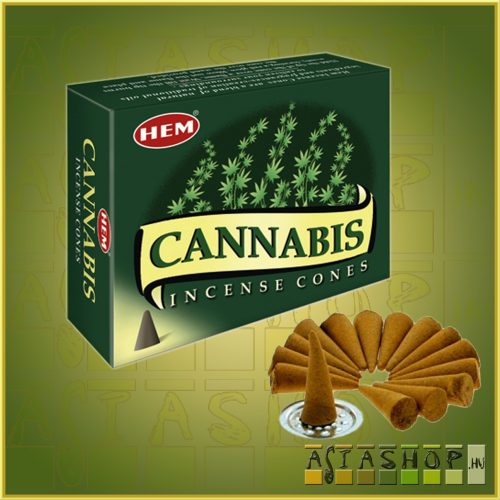 Kúpfüstölő Kender / HEM  Cannabis Füstölő Kúp