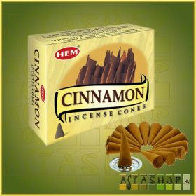 Kúpfüstölő  Fahéj / HEM  Cinnamon Füstölő Kúp