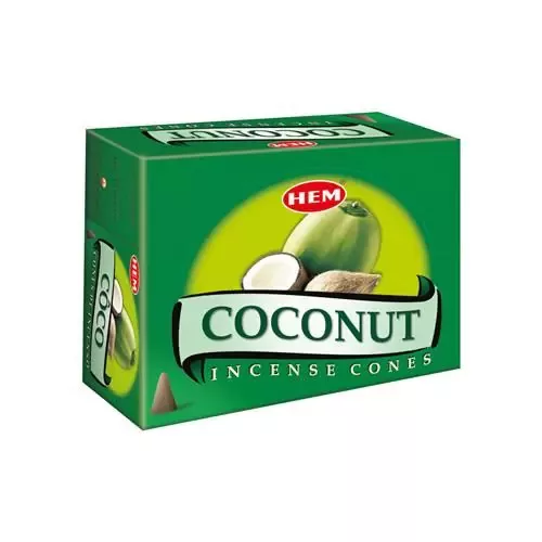 HEM Coconut Füstölő Kúp kúpfüstölő – Kókusz