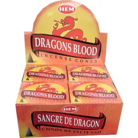   Kúpfüstölő  Sárkányvér / HEM  Dragons Blood Füstölő Kúp