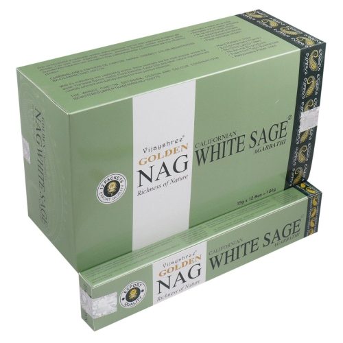 Golden Nag White Sage Masala Füstölő