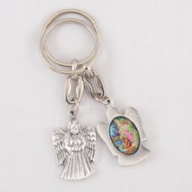 Angyal képes kulcstartó