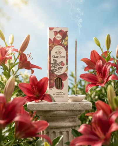 Sagrada Madre Garden Citronella & Red Lilies Füstölőpálca