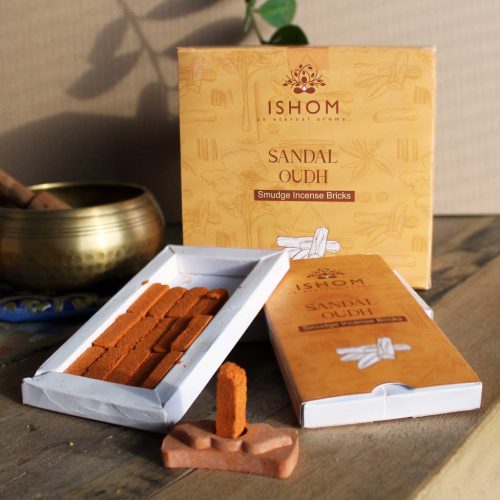 Ishom Sandal Oudh-Szantálfa füstölőtégla