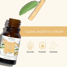   Aromafume-White Sage & Palo Santo-Fehér Zsálya és Palo Santo Esszenciális olajkeverék 