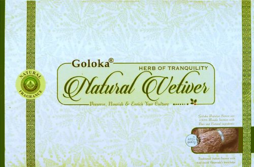 Goloka Natural Vetiver Masala Füstölő