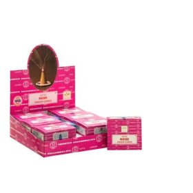 Satya Rose-Rózsa Masala Kúpfüstölő