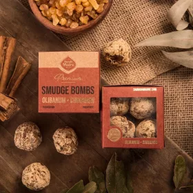   Sagrada Madre-Olibanum-Cinnamon-Tömjén és Fahéj Gyógynövény Golyó