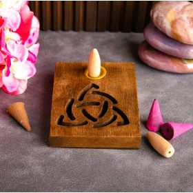   "Fa Triskele"-Back Flow-lefelé áramlós-folyékony füst- füstölőtartó