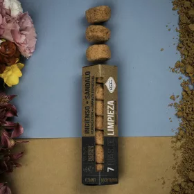   Sagrada Madre-Limpieza 7 napos Incienso Sandalo Tömjén és Szantálfa Füstölő korong