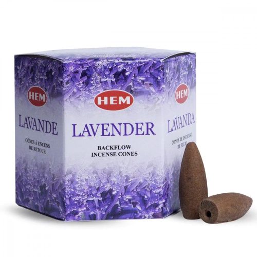 Hem Backflow-Lavender-Levendula Kúpfüstölő (folyékony füst)