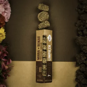   Sagrada Madre-Limpieza 7 napos Mirrha Benjui Mirha és Benzoé Füstölő korong