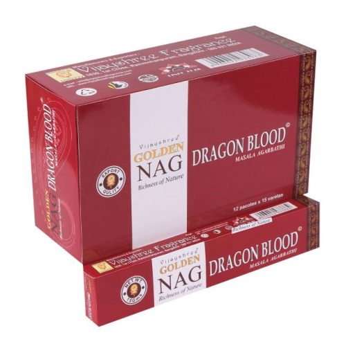 Golden Nag Dragon Blood-Sárkányvér masala füstölő