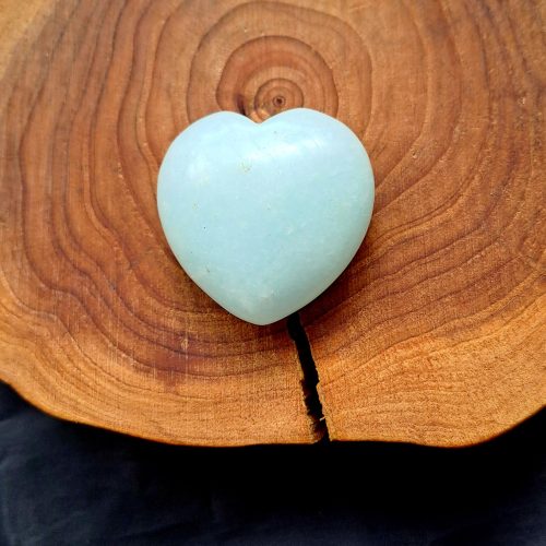 Kék Kalcit szív