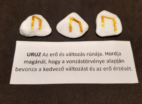 URUZ-Rúna talizmán-görög márvány