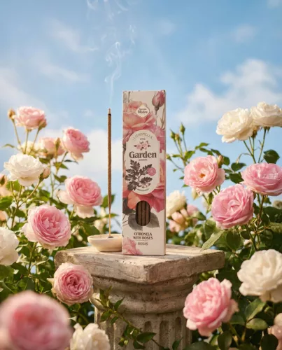 Sagrada Madre Garden Citronella &Rosa Füstölőpálca