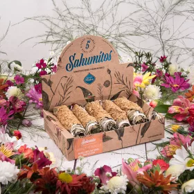   Sagrada Madre-Gyógynövényes Füstölő Köteg- Narancs és Citronella