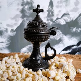 Görög gyanta Égető Fedeles Fém-Fekete