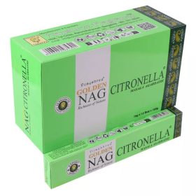 Golden Nag Citronella Masala Füstölő