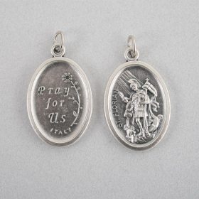 Szent Flórián  Ezüstözött Érme