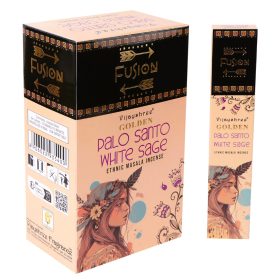 Golden Fusion Palo Santo & White Sage masala füstölő