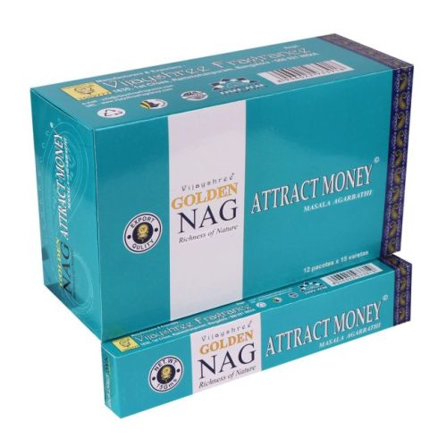 Golden Nag Attract Money-Pénzvonzó  masala füstölő