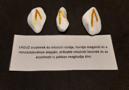 LAGUZ-Rúna talizmán-görög márvány