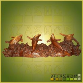 Teknősök Delfinekkel