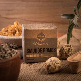   Sagrada Madre-Olibanum-White Sage-Tömjén és Fehér Zsálya  Gyógynövény Golyó