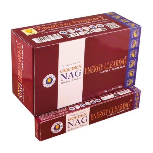 Golden Nag Energy Clearing Energiatisztítás masala füstölő