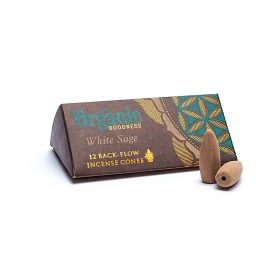   Organic White Sage-Fehér Zsálya Back Flow Kúpfüstölők (folyékony füst)