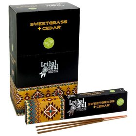   Tribal Soul-Sweetgrass & Cedar-Édesfű és Cédrus Masala Füstölő