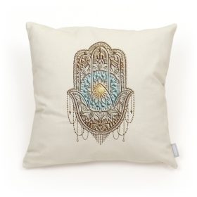 Díszpárna - Védelem, a Bőség"Hamsa" 