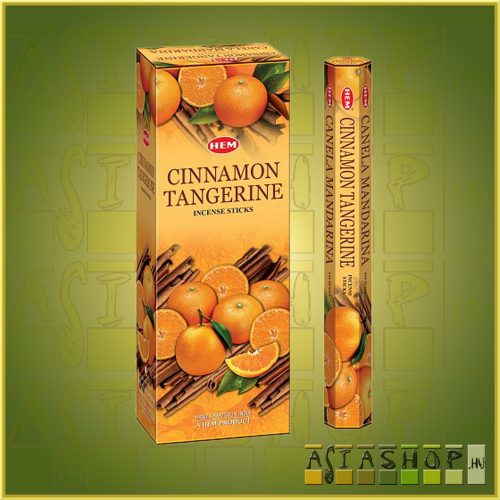 HEM Cinnamon Tangerine/HEM Fahéj Mandarin illatú indiai füstölő